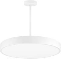 Pragmalux LED Opbouw-/pendelarmatuur Moon IP44 Ø320mm Opaal direct/indirect 14-28W 1650-3480lm 3CCT 3000-3500-4000K CRI90 Wit - DALI-2