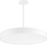 Pragmalux LED Opbouw-/pendelarmatuur Moon IP44 Ø450mm Prisma direct/indirect 28-42W 3300-5250lm 3CCT 3000-3500-4000K CRI90 Wit - DALI-3
