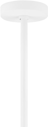 Pragmalux LED Opbouw-/pendelarmatuur Moon accessoire pendelstang Ø140x25mm 0,5m Wit