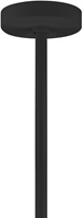 Pragmalux LED Opbouw-/pendelarmatuur Moon accessoire pendelstang Ø140x25mm 0,5m Zwart