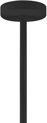 Pragmalux LED Opbouw-/pendelarmatuur Moon accessoire pendelstang Ø140x25mm 0,5m Zwart