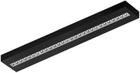 Pragmalux LED Opbouwarmatuur Optic hoogglans reflector 20x120cm 36W 4400-4800lm 3000K-3500K-4000K 3CCT CRI>90 UGR<16 zwart RAL9005 + Philips DALI driver-1
