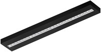 Pragmalux LED Opbouwarmatuur Optic matte reflector 20x120cm 36W 4350-4750lm 3000K-3500K-4000K 3CCT CRI>90 UGR<16 zwart RAL9005 + Philips DALI driver-1