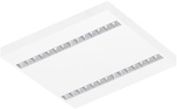Pragmalux LED Opbouwarmatuur Optic matte reflector 60x60cm 26-36W 3550-4750lm 3000K-3500K-4000K 3CCT CRI>90 UGR<16 wit RAL9003 + Philips driver