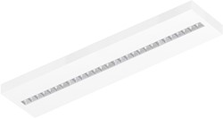 Pragmalux LED Opbouwarmatuur Optic matte reflector 30x120cm 26-36W 3550-4750lm 3000K-3500K-4000K 3CCT CRI>90 UGR<16 wit RAL9003 + Philips driver