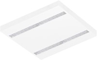 Pragmalux LED Opbouwarmatuur Optic transparant reflector 60x60cm 26-36W 3600-4800lm 3000K-3500K-4000K 3CCT CRI>90 UGR<16 wit RAL9003 + Philips driver