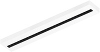 Pragmalux LED Opbouwarmatuur Optic zwarte reflector 20x120cm 36W 4050-4400lm 3000K-3500K-4000K 3CCT CRI>90 UGR<16 wit RAL9003 + Philips DALI driver-1