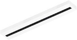 Pragmalux LED Opbouwarmatuur Optic zwarte reflector 20x120cm 26-36W 3200-4400lm 3000K-3500K-4000K 3CCT CRI>90 UGR<16 wit RAL9003 + Philips driver