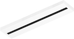 Pragmalux LED Opbouwarmatuur Optic zwarte reflector 30x120cm 26-36W 3200-4400lm 3000K-3500K-4000K 3CCT CRI>90 UGR<16 wit RAL9003 + Philips driver