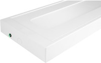 Pragmalux LED Opbouwarmatuur Opus prisma 160x1495mm max.50W 6850lm 3000K-4000K 2CCT UGR<19 wit RAL9003 DALI2 + noodmodule 3uur zelftest-3