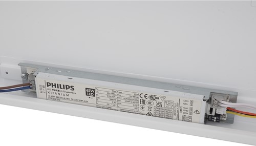 Pragmalux LED Opbouwarmatuur Opus prisma 160x1495mm max.50W 6850lm 3000K-4000K 2CCT UGR<19 wit RAL9003 DALI2 + noodmodule 3uur zelftest-7