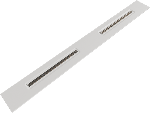 Pragmalux LED Inlegarmatuur Modul 15x150cm 26-30W 3500-4200lm 3000K-4000K 2CCT UGR<16 wit RAL9003 +driver-6