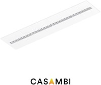 Pragmalux LED Paneel Optic matte reflector 30x120cm 36W 4350-4750lm 3000K-3500K-4000K 3CCT CRI>90 UGR<16 wit RAL9003 + TCI Casambi Driver