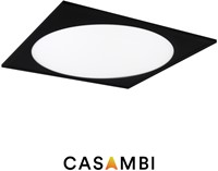 Pragmalux LED Paneel 60x60cm Rondix IP54 40W 3000K-3500K-4000K 3CCT 4600-5000lm UGR<19 zwart RAL9005 +TCI Casambi Driver (4x14W)