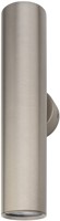 Pragmalux wandarmatuur Pareto 54 Rond up/down Ø54x254mm bronze RAL7048 - incl. GU10 fitting