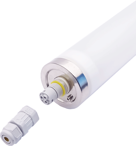 Pragmalux LED TL Waterdicht Armatuur Typhoon IP69K IK10 PMMA 60cm 20W 4000K 2700lm 3x2,5mm Doorvoerbedrading (2x18W)-1
