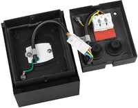 Pragmalux LED Wandarmatuur Parono IP65 Up/Down 6W 500lm 2700K instelbare lichtbundel Zwart RAL9005-4