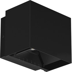 Pragmalux LED Wandarmatuur Parono IP65 Up/Down 6W 500lm 2700K instelbare lichtbundel Zwart RAL9005