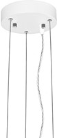 Pragmalux LED Plafonnière / Pendelarmatuur Plano accessoire pendelset met plafondkap Ø175x40mm 1,2m wit-1