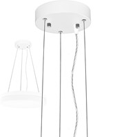Pragmalux LED Plafonnière / Pendelarmatuur Plano accessoire pendelset met plafondkap Ø175x40mm 1,2m wit