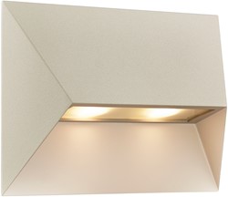 DLC Inbouw Decoratieve Wandlamp Wanda Zandkleur 27cm 2-spot IP54 Incl. GU10 Fitting