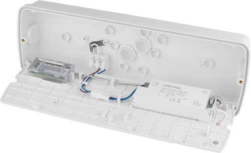 Pragmalux LED Portiek Port-Nova Wit IP65 IK10 3-6W 360-780lm 3000K-3500K-4000K 3-CCT + draadloos sensor-5
