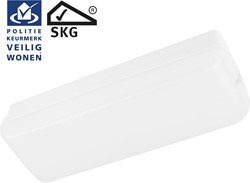 Pragmalux LED Portiek Port-Nova Wit IP65 IK10 3-6W 360-780lm 3000K-3500K-4000K 3-CCT + draadloos sensor