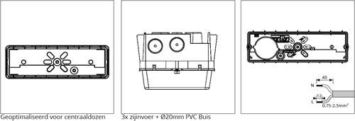 Pragmalux LED Portiek Port-M PKVW IP66 IK10 24-42V AC/DC 2,75-5W 295-570lm 2700K-4000K 3-CCT-3