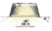 Pragmalux LED Downlight Essence UGR IP54 wit max. 6W 3000K-6000K 3-CCT max. 760lm 60D 110 Buitenmaat - Gatmaat 95 UGR<19 Excl. LED Driver-3