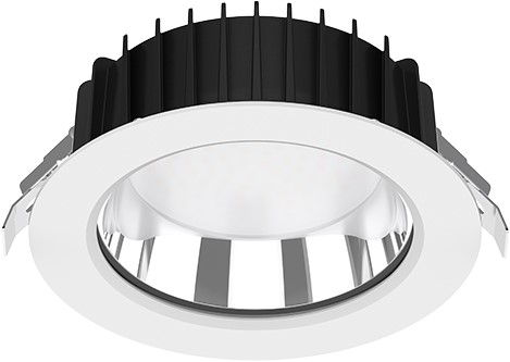 Pragmalux LED Downlight Fora IP65 172 - 150 10-20W 900-2000lm 3000K-4000K 2-CCT wit +Universele LED Driver (DALI2, 1-10V, Push-dim)-2