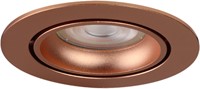 Pragmalux Inbouwspot met bladveren Delta Rond Kantelbaar Koper RAL1001 - Incl. GU10 Fitting-1