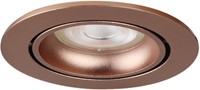 Pragmalux Inbouwspot Delta Rond Kantelbaar  Rosé goud RAL1024 - Incl. GU10 Fitting-1