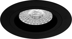 Pragmalux Inbouwspot met bladveren Ados Rond zwart RAL9004 - Incl. GU10 Fitting