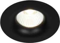 Pragmalux Inbouwspot met bladveren Nero Rond zwart RAL9004 - Incl. GU10 Fitting-1