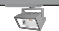 Pragmalux LED 3-Fase Railspot Alto Flood 29W 3000K CRI>90 PW 72Dx98D 3349lm Grijs