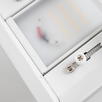 Pragmalux LED Balvast Sporthalarmatuur Sparta Eco IK08 100-150W 4000K 16000-24000lm DALI wit RAL9003 + Noodmodule 1uur zelftest-5