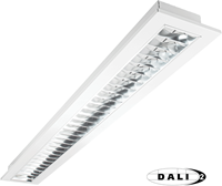 Pragmalux LED Bandrasterarmatuur 15x120cm inbouw 22W 2775lm 3000K UGR<16 Hoogglans DALI