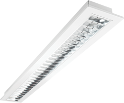 Pragmalux LED Bandrasterarmatuur 15x150cm inbouw 28W 3400lm 3000K UGR<16 Matt