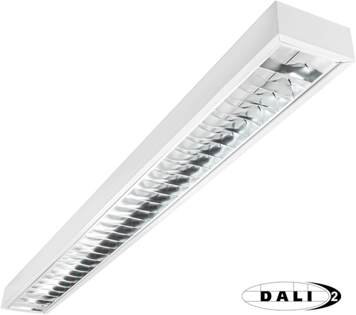 Pragmalux LED Bandrasterarmatuur 11x120cm opbouw 22W 2775lm 4000K UGR<16 Matt DALI