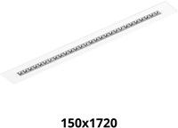 Pragmalux LED Bandrasterarmatuur Optic hoogglans reflector 145x1720mm 36W 4400-4800lm 3000K-3500K-4000K 3CCT CRI>90 UGR<16 wit RAL9003 + Philips DALI driver + plenum-1