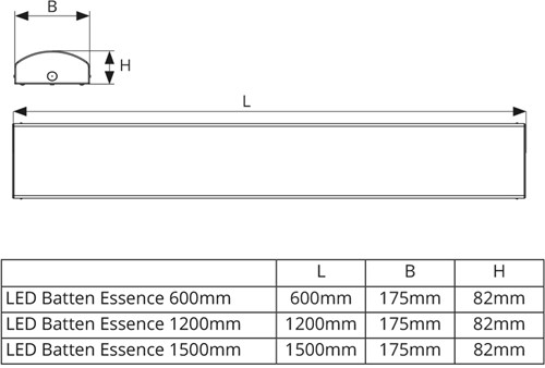 Pragmalux LED Batten Essence Opaal 150cm 27-47W 3450-6250lm 3000-4000-6500K 3-CCT (2x58W) wit-5