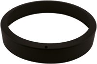 Pragmalux LED Bulkhead Venus G2 300 Ring Zwart RAL9004