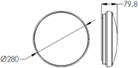 Pragmalux LED Plafonniere / Wandarmatuur Polo G3 IP64 12W 3000K-6000K 3-CCT 1000-1100lm 280 (2x18W) +Daglichtsensor-4