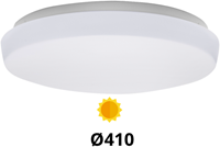 Pragmalux LED Plafonniere / Wandarmatuur Polo G3 IP64 22W 3000K-6000K 3-CCT 1950-2150lm 410 (1x32W) +Daglichtsensor