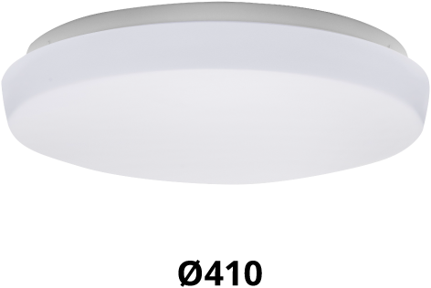 Pragmalux LED Plafonniere / Wandarmatuur Polo G3 IP64 22W 3000K-6000K 3-CCT 1950-2150lm 410 (1x32W)