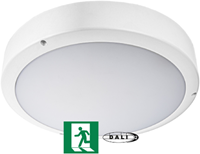 Pragmalux LED Bulkhead Venus G2 DALI2 IP65 5,5W-19,5W 3000K-5000K 3-CCT 550-2250lm 300 + noodmodule 1H autotest