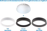 Pragmalux LED Bulkhead Venus G2 IP65 2,75W-5W 3000K-5000K 3-CCT 295-570lm Ø300 + Noodmodule 1uur autotest-2