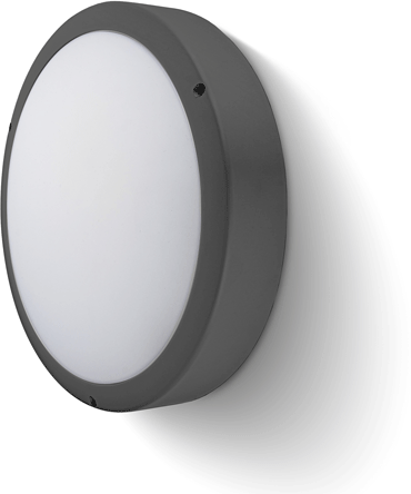 Pragmalux LED Bulkhead Venus G2 IP65 2,75W-5W 3000K-5000K 3-CCT 295-570lm Ø300 + Step-dim bewegingssensor & noodmodule 1uur autotest-5