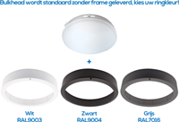 Pragmalux LED Bulkhead Venus G2 IP65 24-42V AC/DC 8W-18W 3000K-5000K 3-CCT 900-2025lm 300 + bewegingssensor Excl. Ring-3