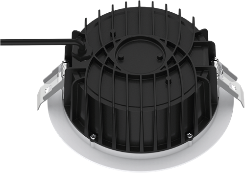 Pragmalux LED Downlight Fora IP65 172 - 150 10-20W 900-2000lm 3000K-4000K 2-CCT wit +Universele LED Driver (DALI2, 1-10V, Push-dim)-4